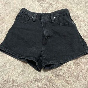 Levi high waisted mom shorts